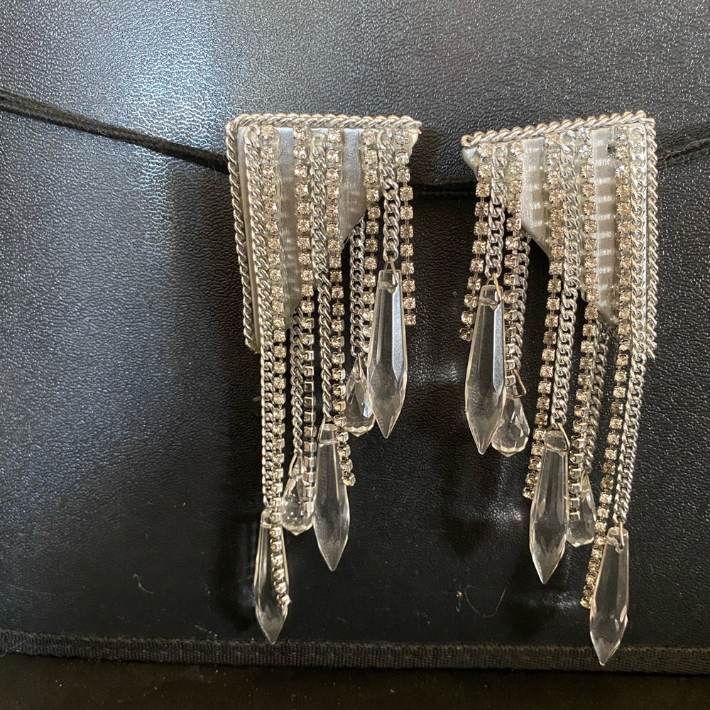 Clip on CZ earrings